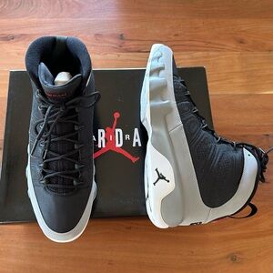 BNWT IN BOX Nike Air Jordan 9 Retro Men’s Black Red Size US 13 EUR 47.5 UK 12